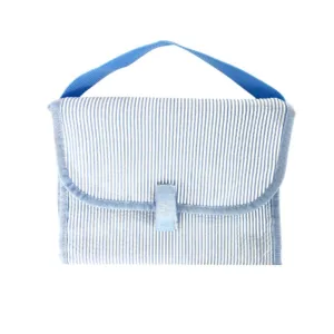 Personalized Seersucker Baby Blue Hang Around