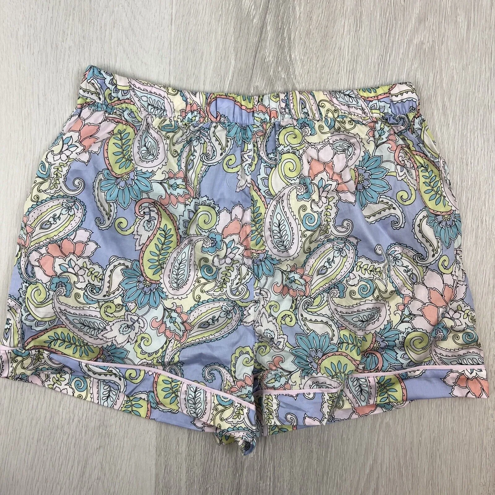 Peter Alexander Womens Paisley Pyjama Set Size Large (New, RRP $109)