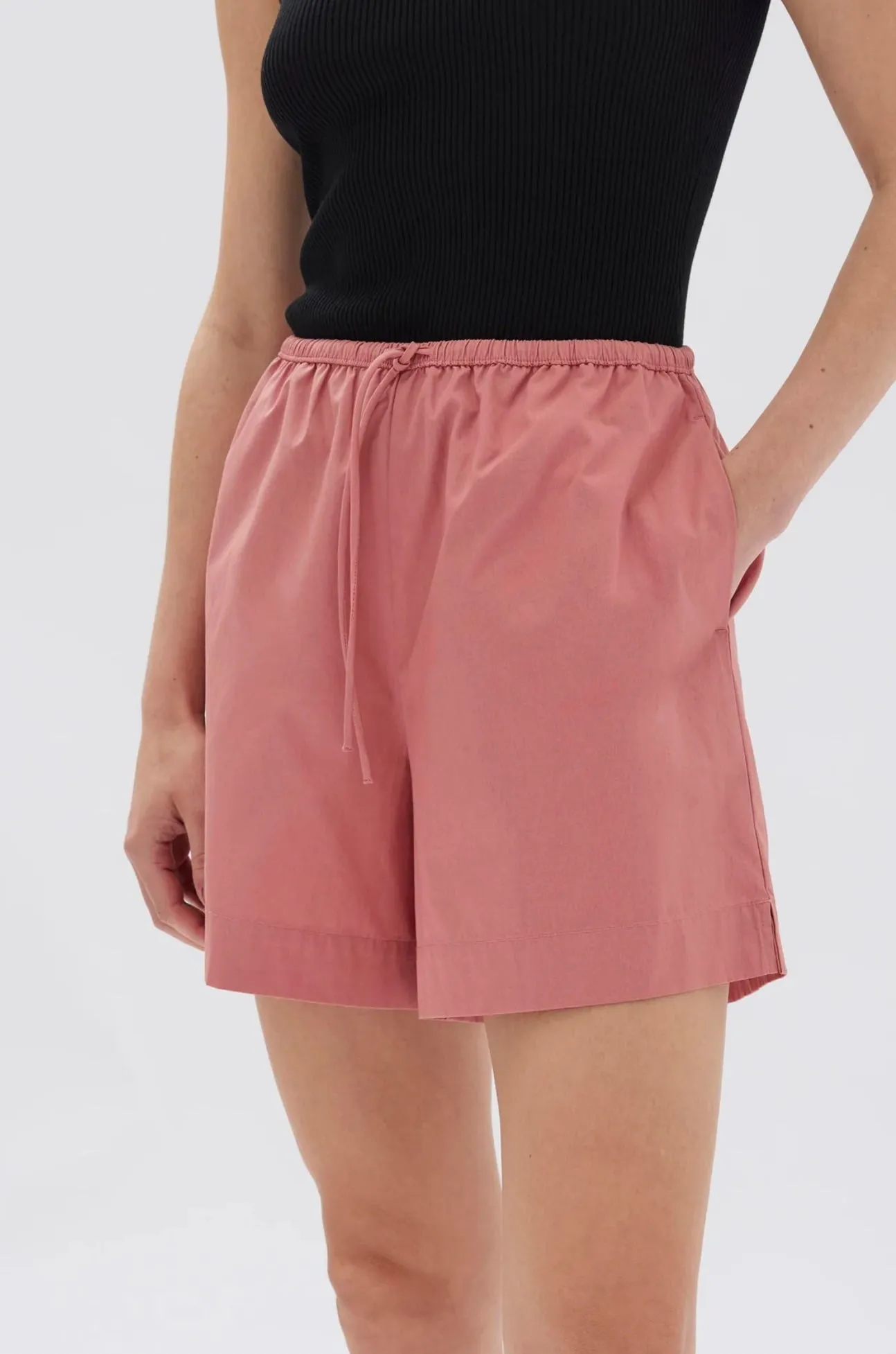 Philipa Poplin Short Lotus