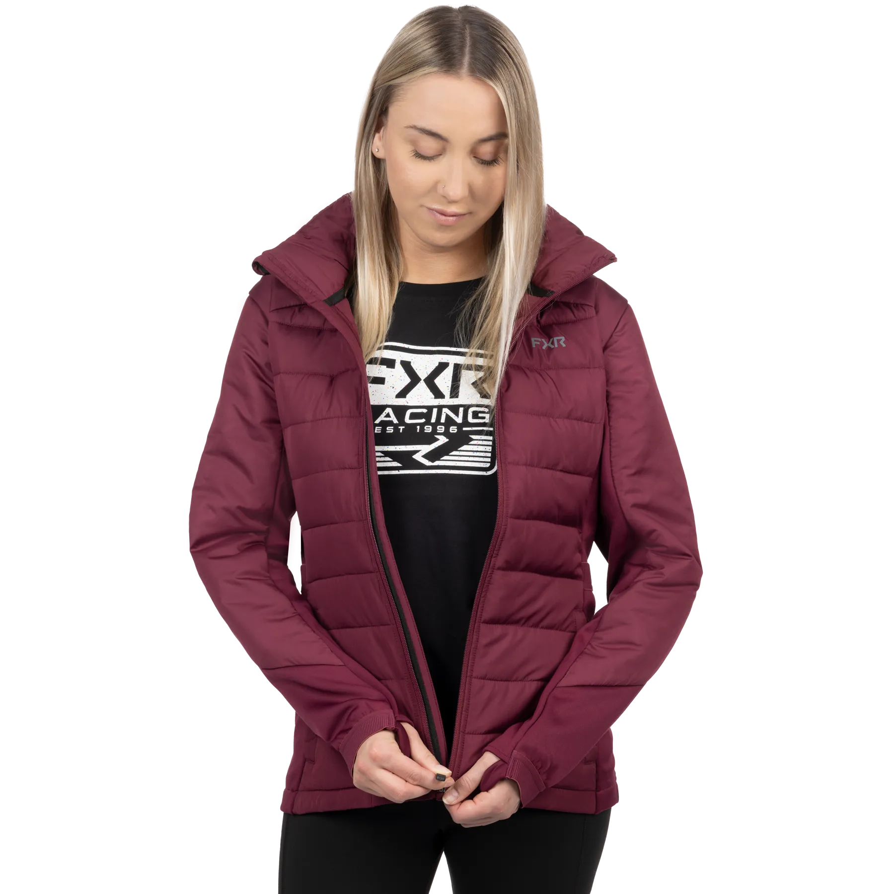 Phoenix Quilted Women's Hoodie