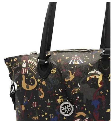 Piero Guidi Magic Circus - 13 x 10.5 in. Black Shoulder Bag