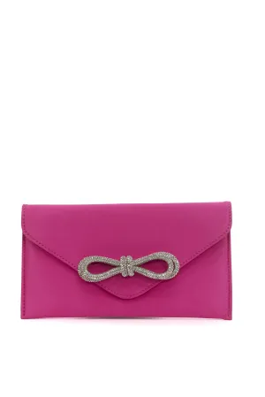 PINK BOW CLUTCH