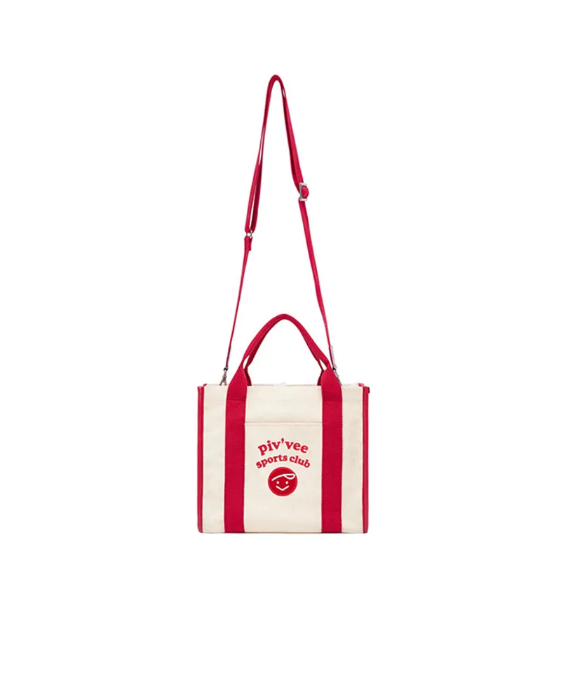 PIV'VEE Sports Club Tote Bag - Cherry Red
