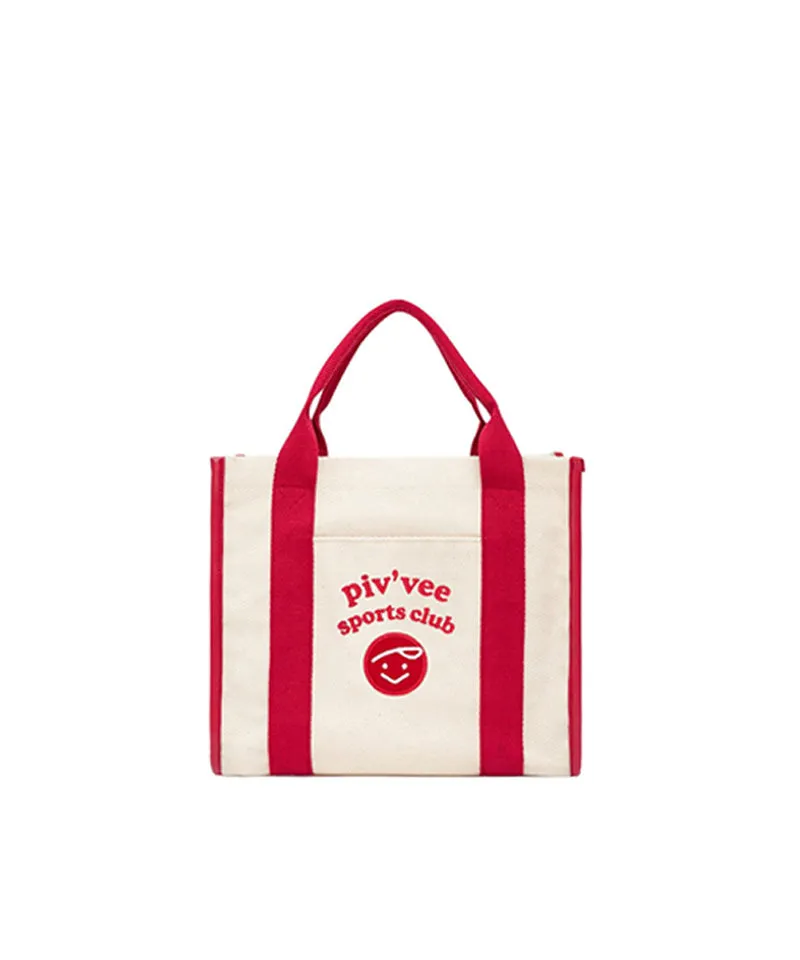 PIV'VEE Sports Club Tote Bag - Cherry Red