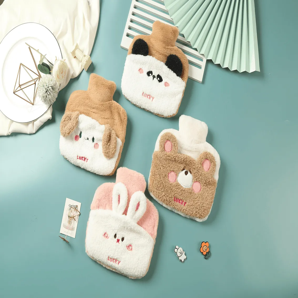 Plush Animal Hot Water Bag (1000ml)