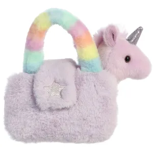 Plushy Purple Rainbow Bag