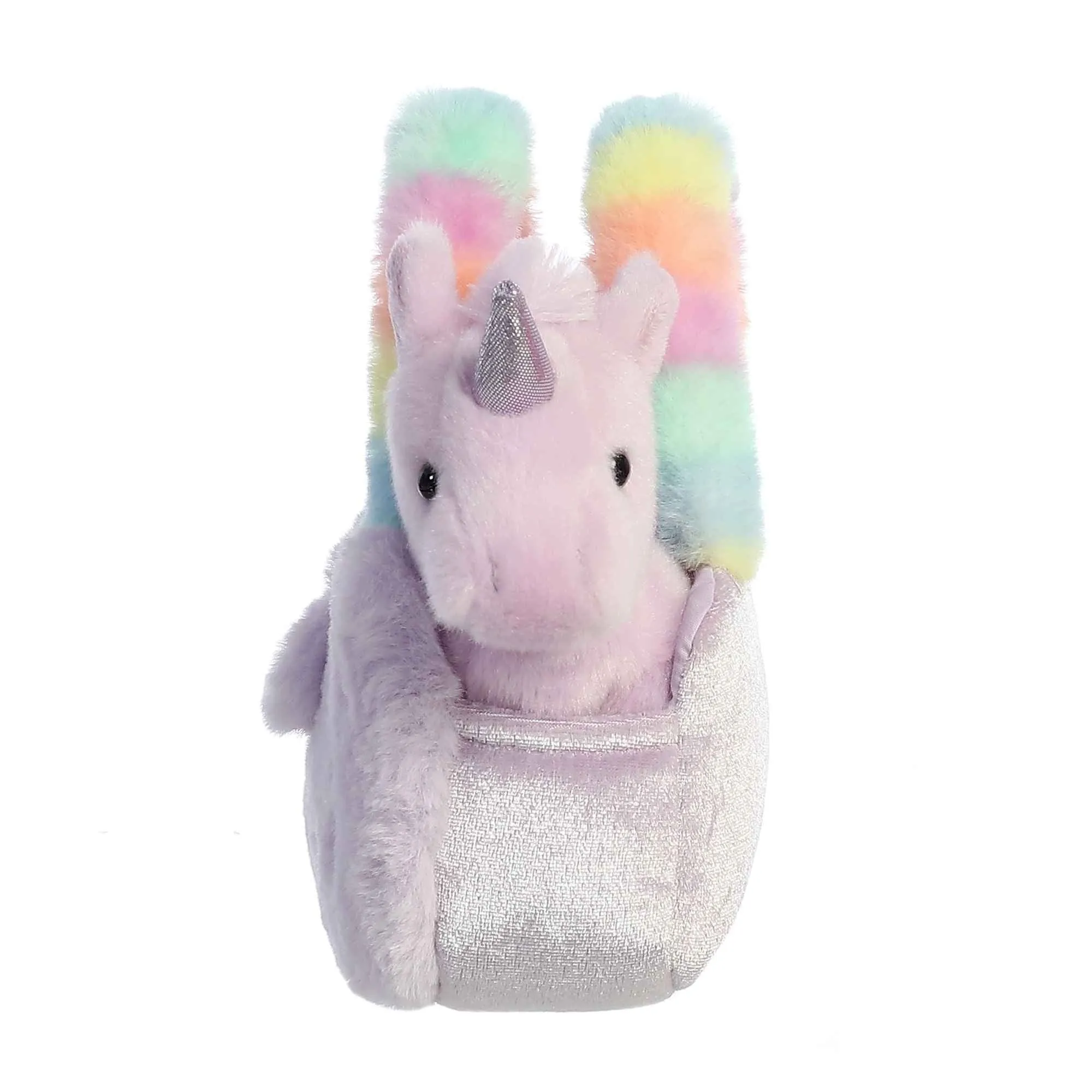 Plushy Purple Rainbow Bag