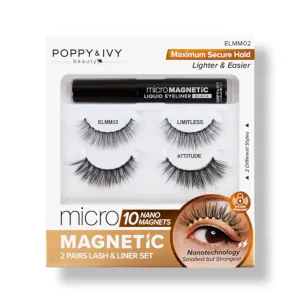 Poppy & Ivy Micro Magnetic Lash & Liner Set (Ally   Attitude)