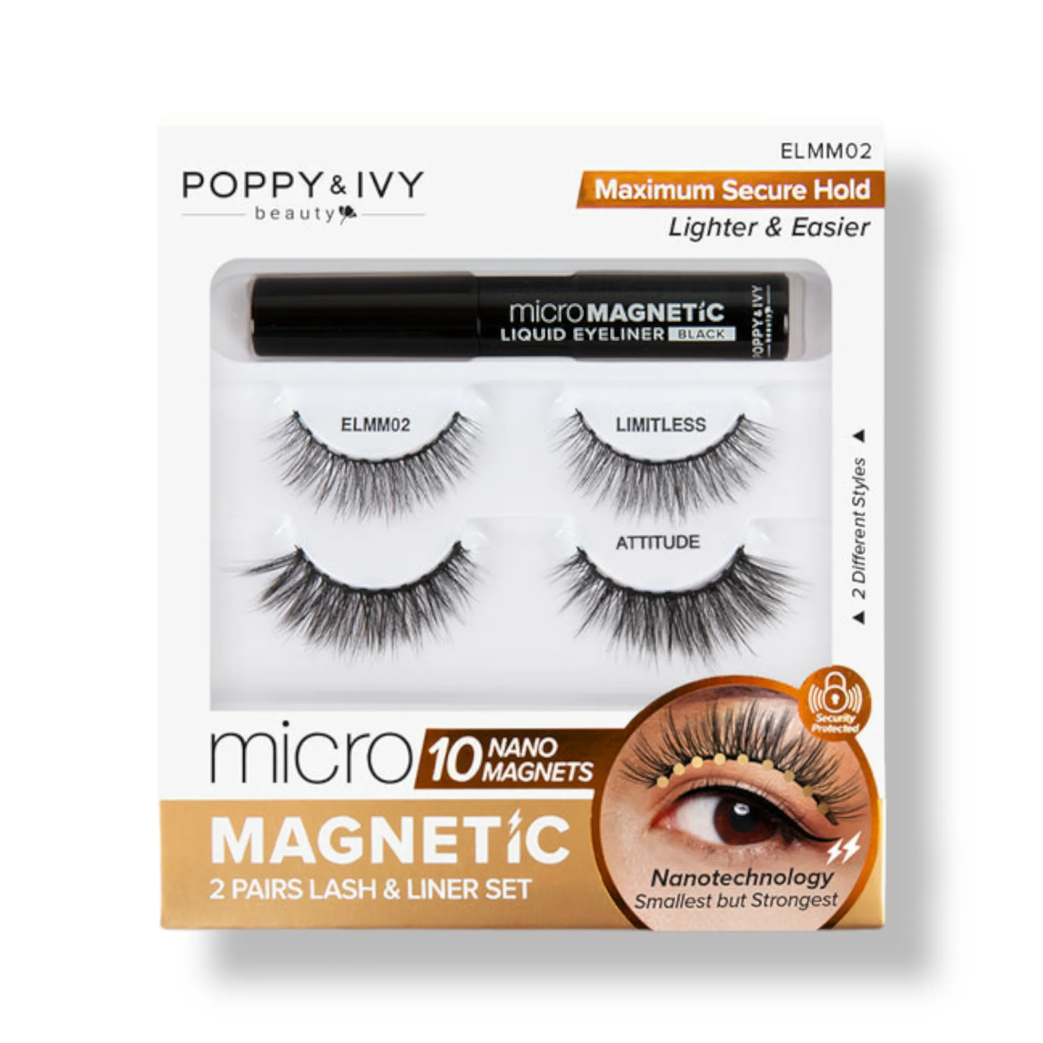 Poppy & Ivy Micro Magnetic Lash & Liner Set (Ally   Attitude)