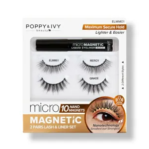 Poppy & Ivy Micro Magnetic Lash & Liner Set (Mercy   Grace)