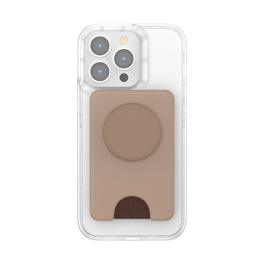 PopSockets MagSafe Phone Wallet - Latte