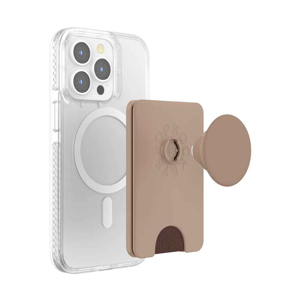 PopSockets MagSafe Phone Wallet - Latte
