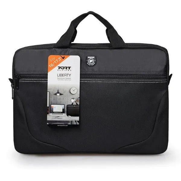 Port Designs Liberty III Top Loading 17.3" Laptop Bag - Black