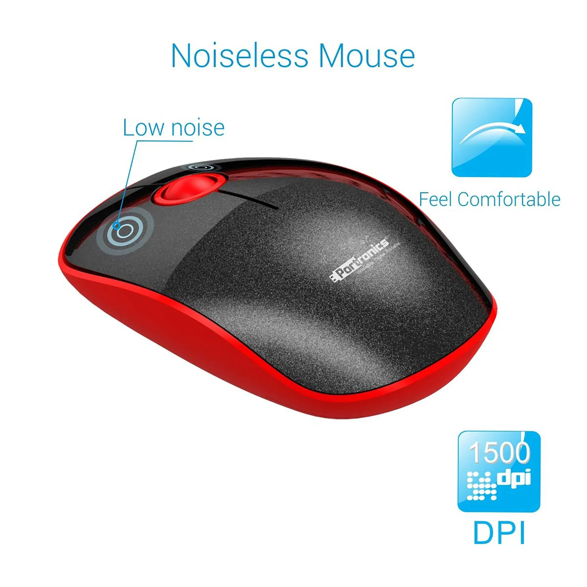 Portronics Multimedia Wireless Keyboard & Mouse