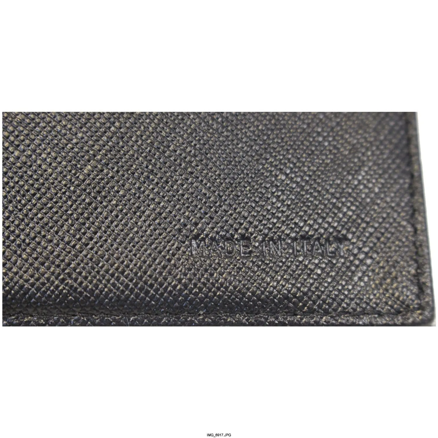 PRADA Black Nylon Checkbook Cover Wallet
