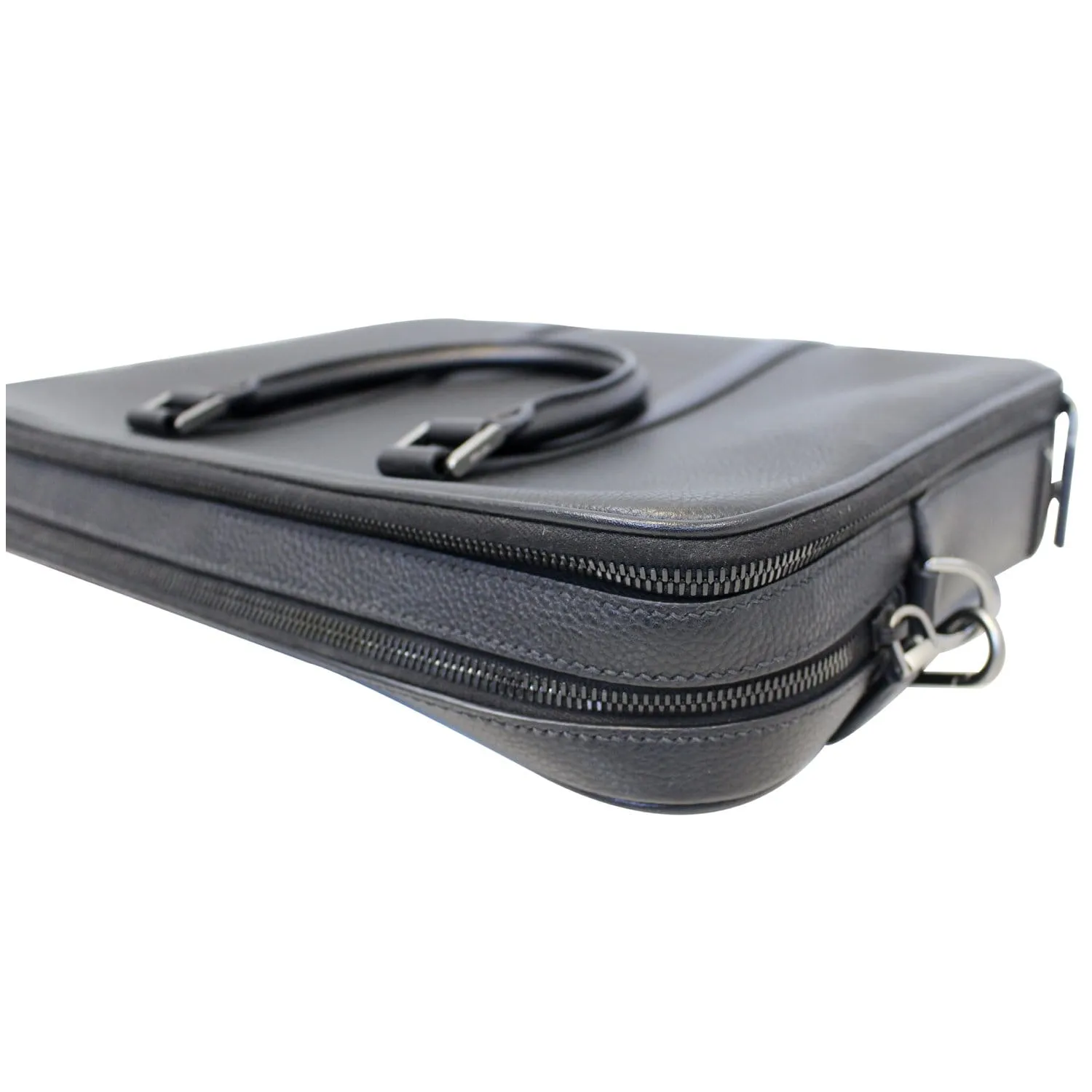 PRADA Saffiano Laptop Bag Grey - Last Call