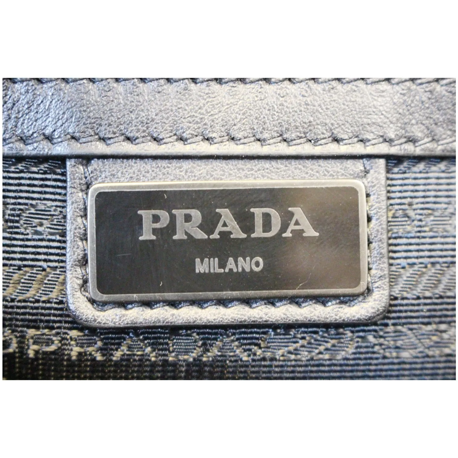 PRADA Saffiano Laptop Bag Grey - Last Call