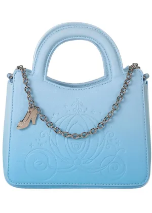 PRE-ORDER Loungefly Disney Cinderella 75th Anniversary Crossbody Bag Blue