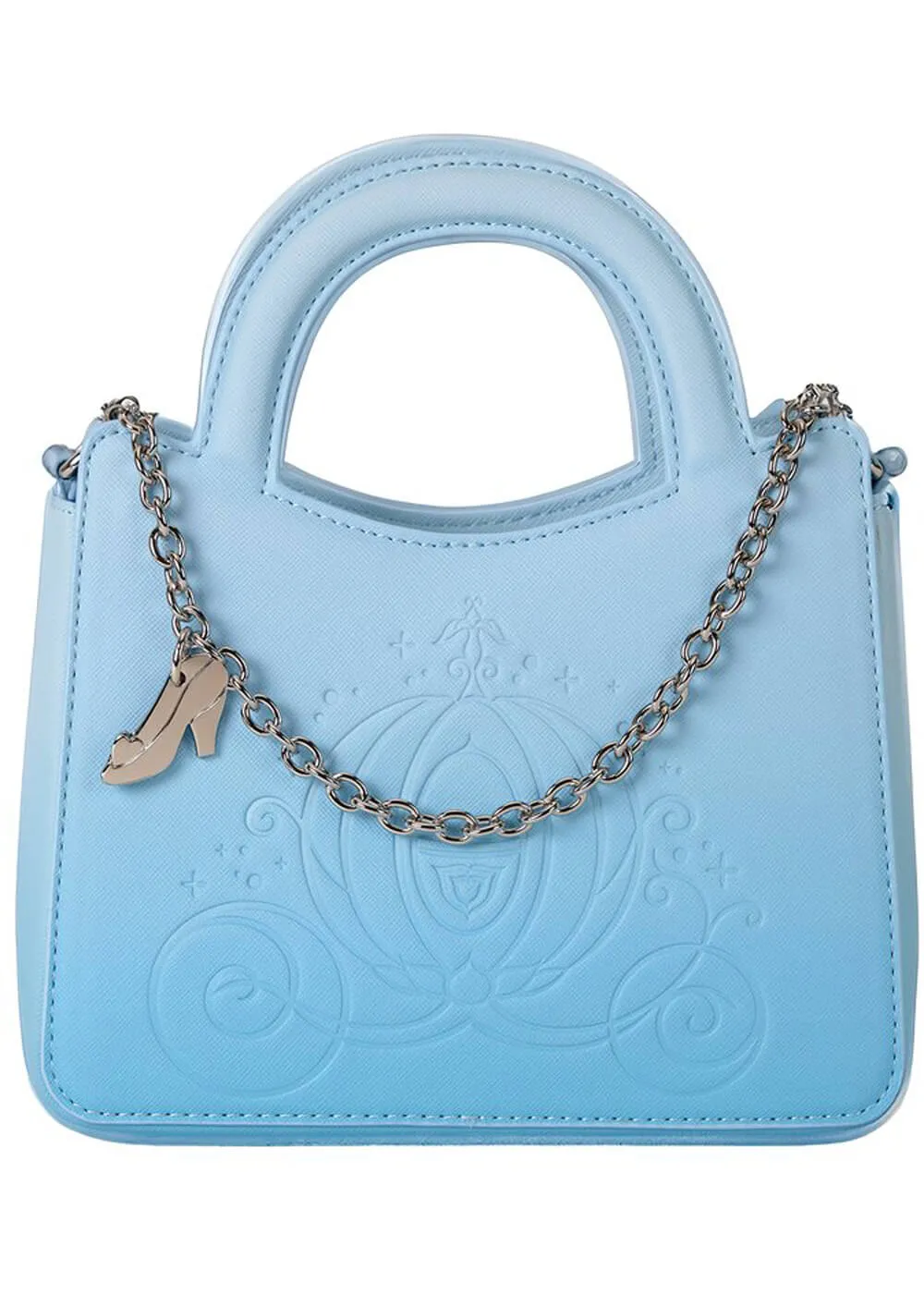 PRE-ORDER Loungefly Disney Cinderella 75th Anniversary Crossbody Bag Blue