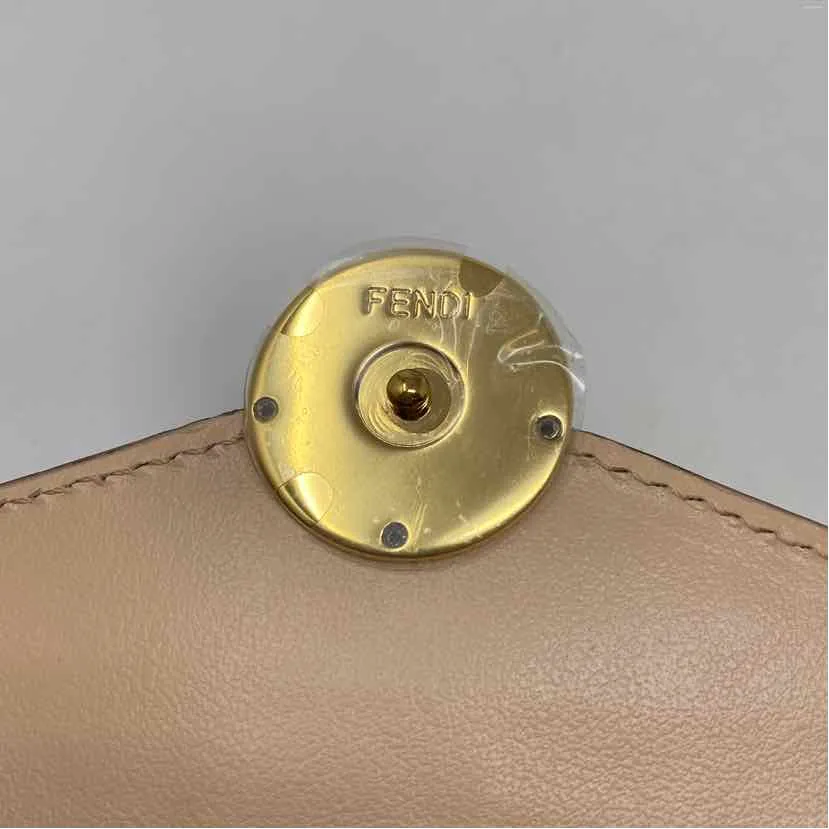 Pre-Owned Fendi Monogram Leather Designer Wallet
