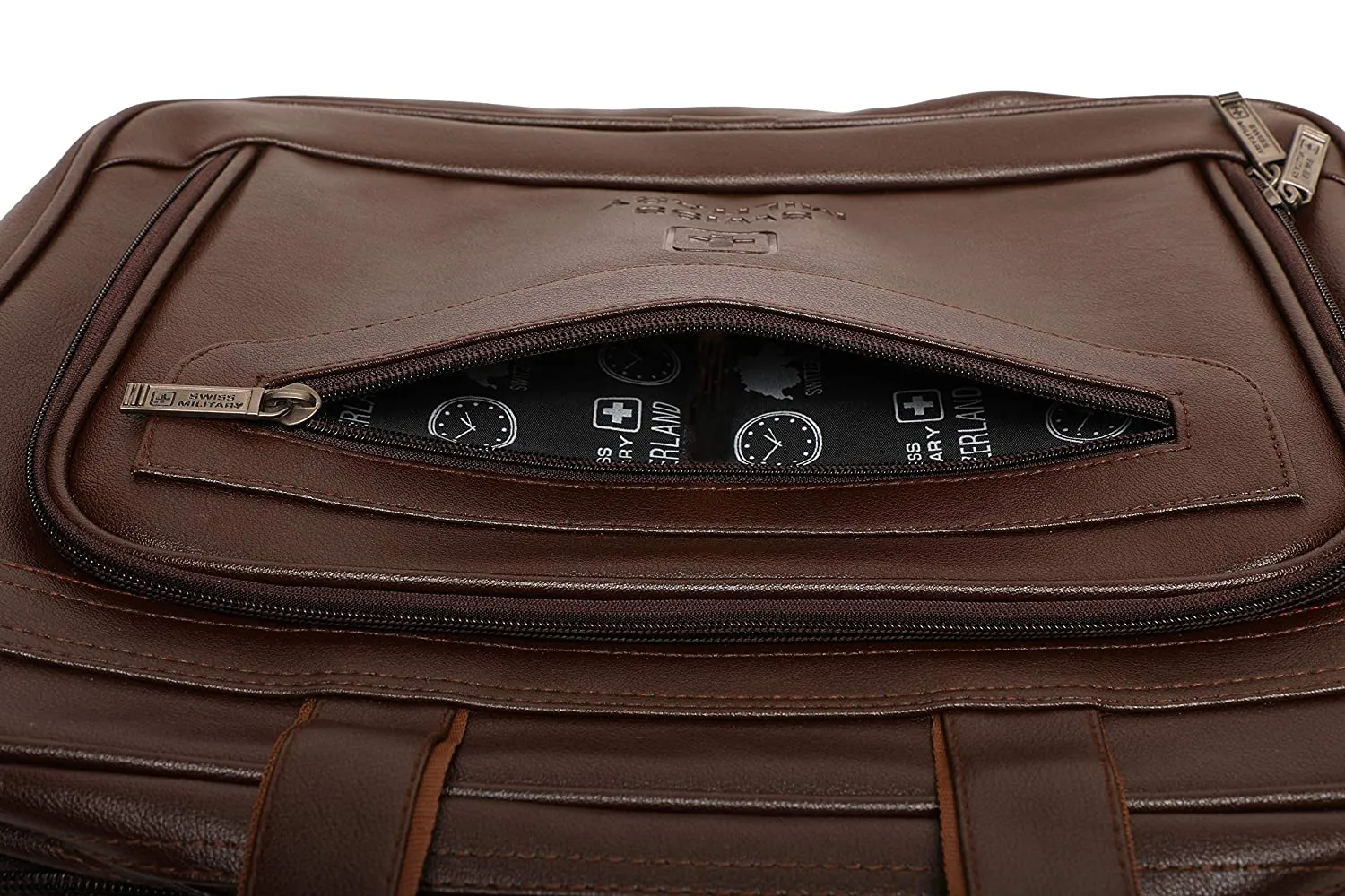 Premium Leatherette Laptop Sling Bag