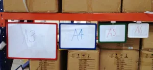 Price Sign Set A3 Size - 1 Poster Frames Blue, 1 Magnetic Clip 1 PVC insert