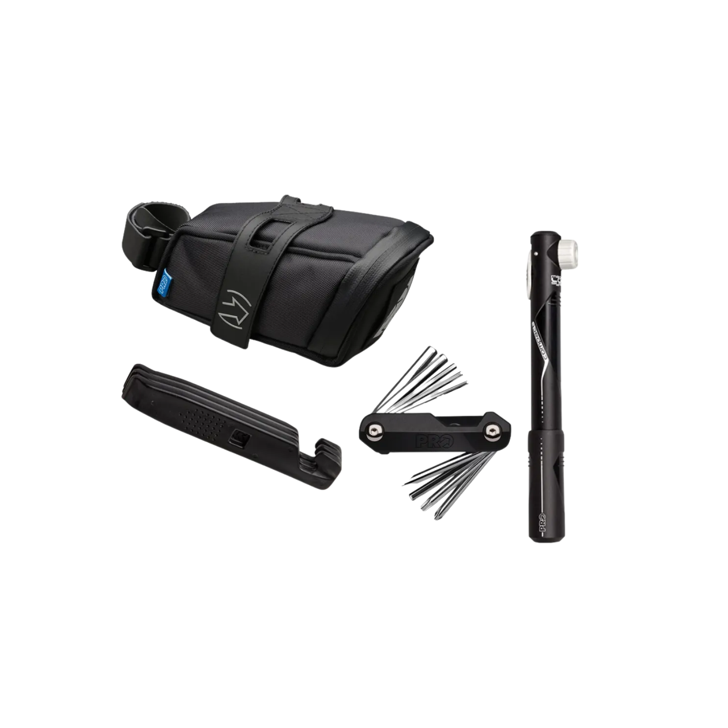Pro Combipack - Medium Saddlebag Minipump Tire Levers Minitool 10 Function