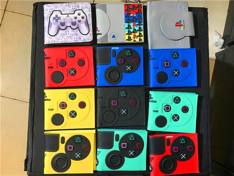 PS4 Game Controller Wallet - Compact PU Leather Design