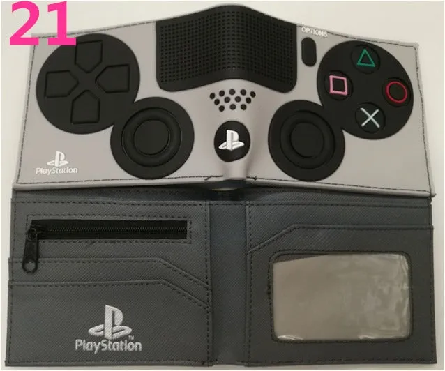 PS4 Game Controller Wallet - Compact PU Leather Design