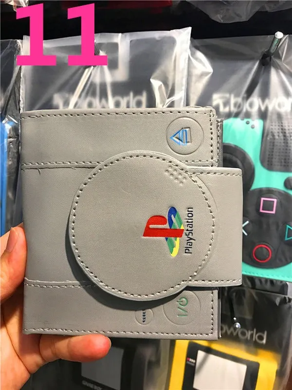 PS4 Game Controller Wallet - Compact PU Leather Design