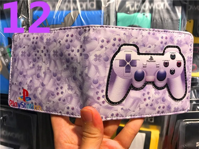 PS4 Game Controller Wallet - Compact PU Leather Design