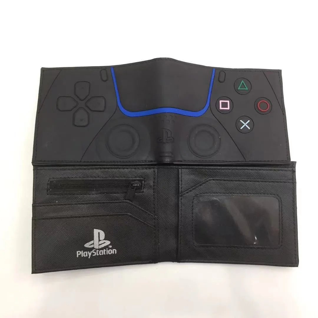 PS4 Game Controller Wallet - Compact PU Leather Design