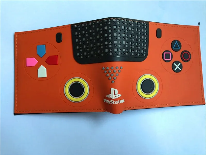 PS4 Game Controller Wallet - Compact PU Leather Design