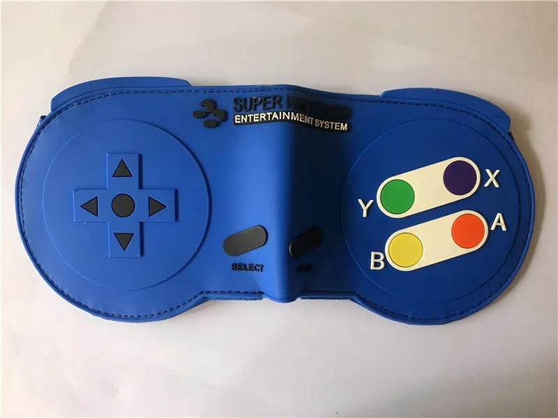 PS4 Game Controller Wallet - Compact PU Leather Design