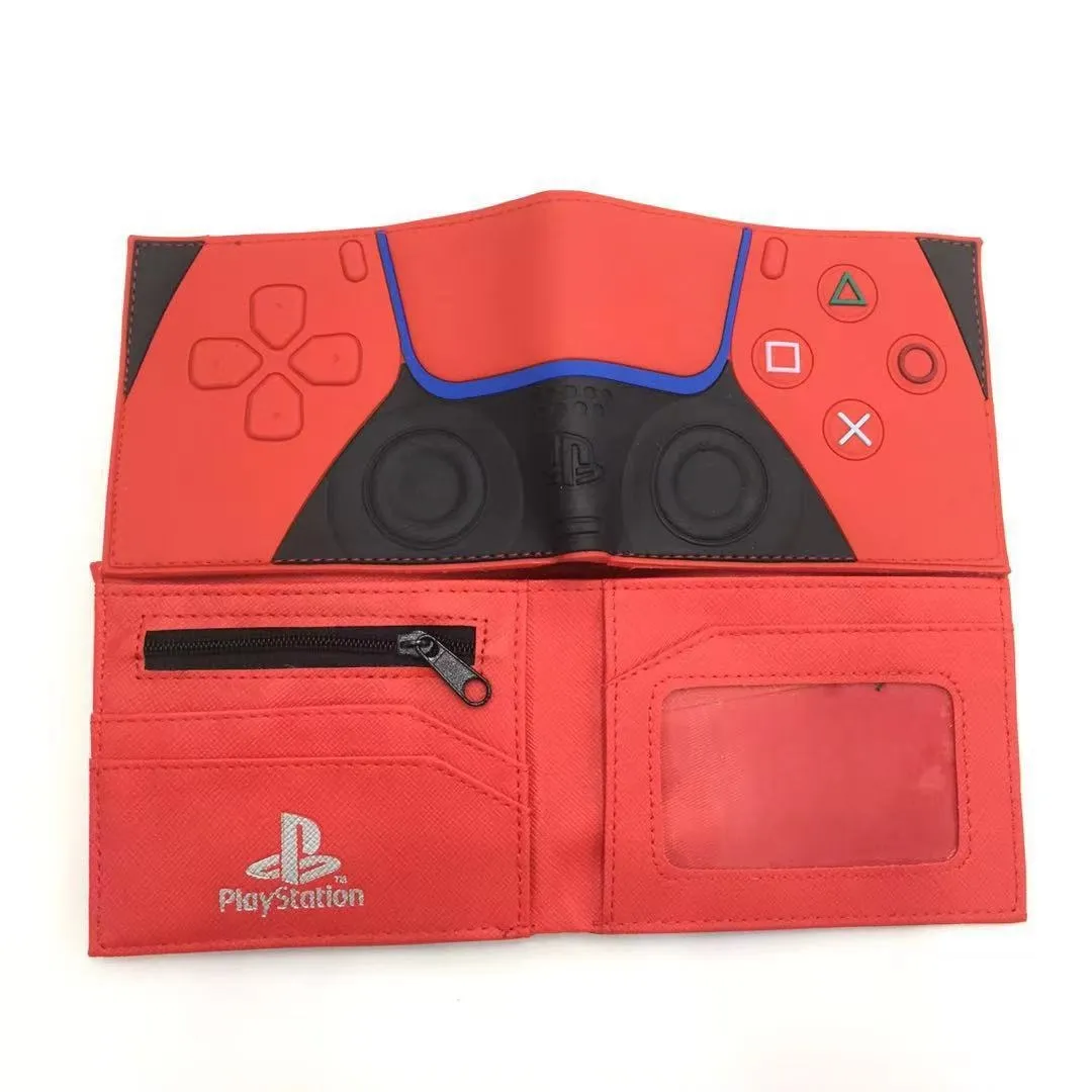 PS4 Game Controller Wallet - Compact PU Leather Design