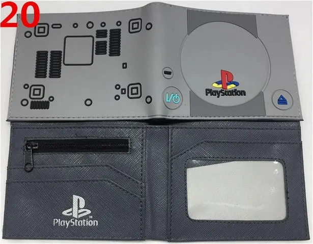 PS4 Game Controller Wallet - Compact PU Leather Design