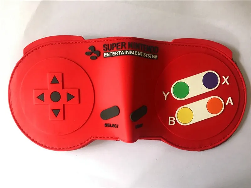PS4 Game Controller Wallet - Compact PU Leather Design
