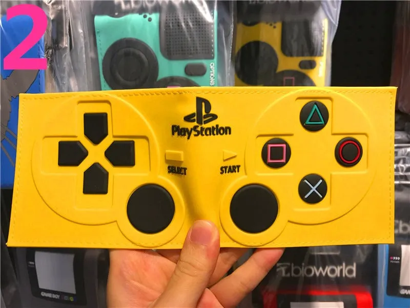 PS4 Game Controller Wallet - Compact PU Leather Design