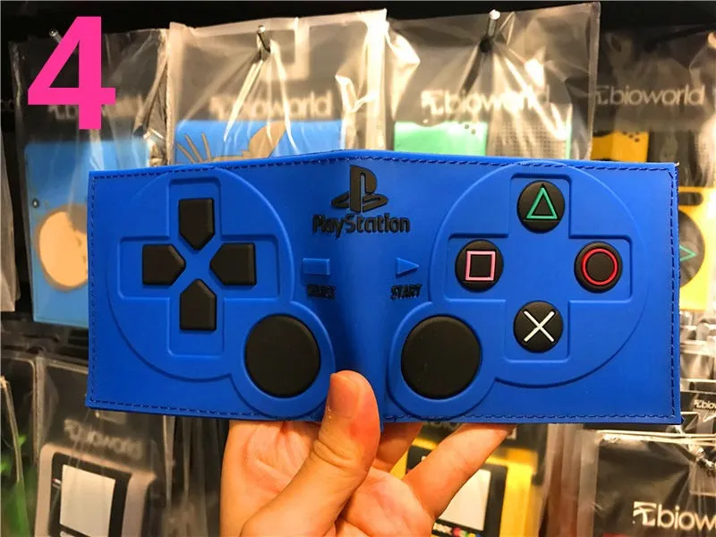 PS4 Game Controller Wallet - Compact PU Leather Design