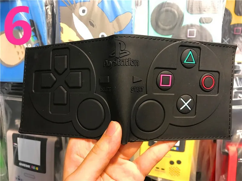 PS4 Game Controller Wallet - Compact PU Leather Design