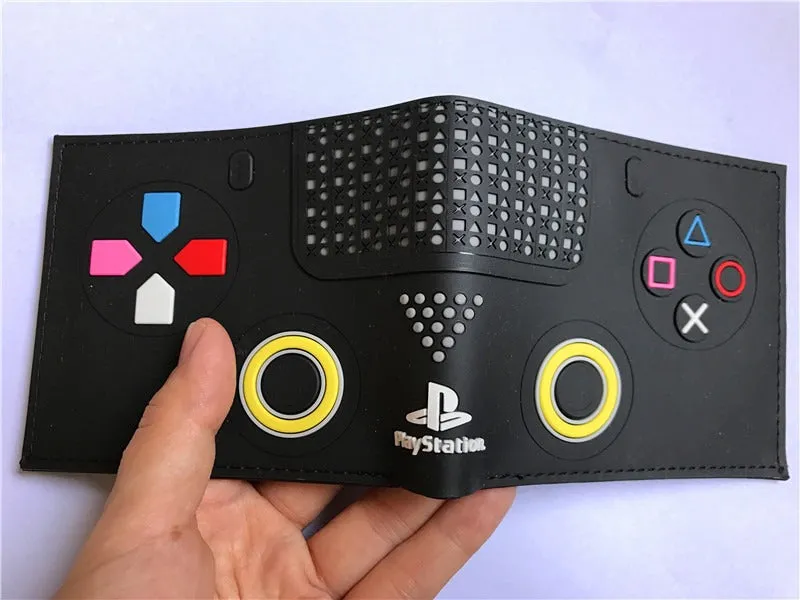 PS4 Game Controller Wallet - Compact PU Leather Design