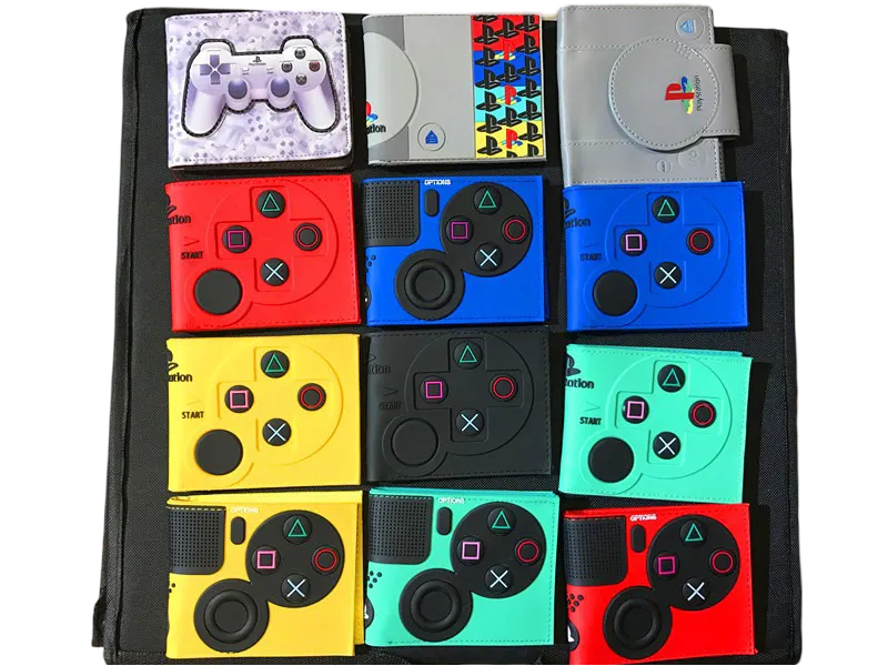 PS4 Game Controller Wallet - Compact PU Leather Design