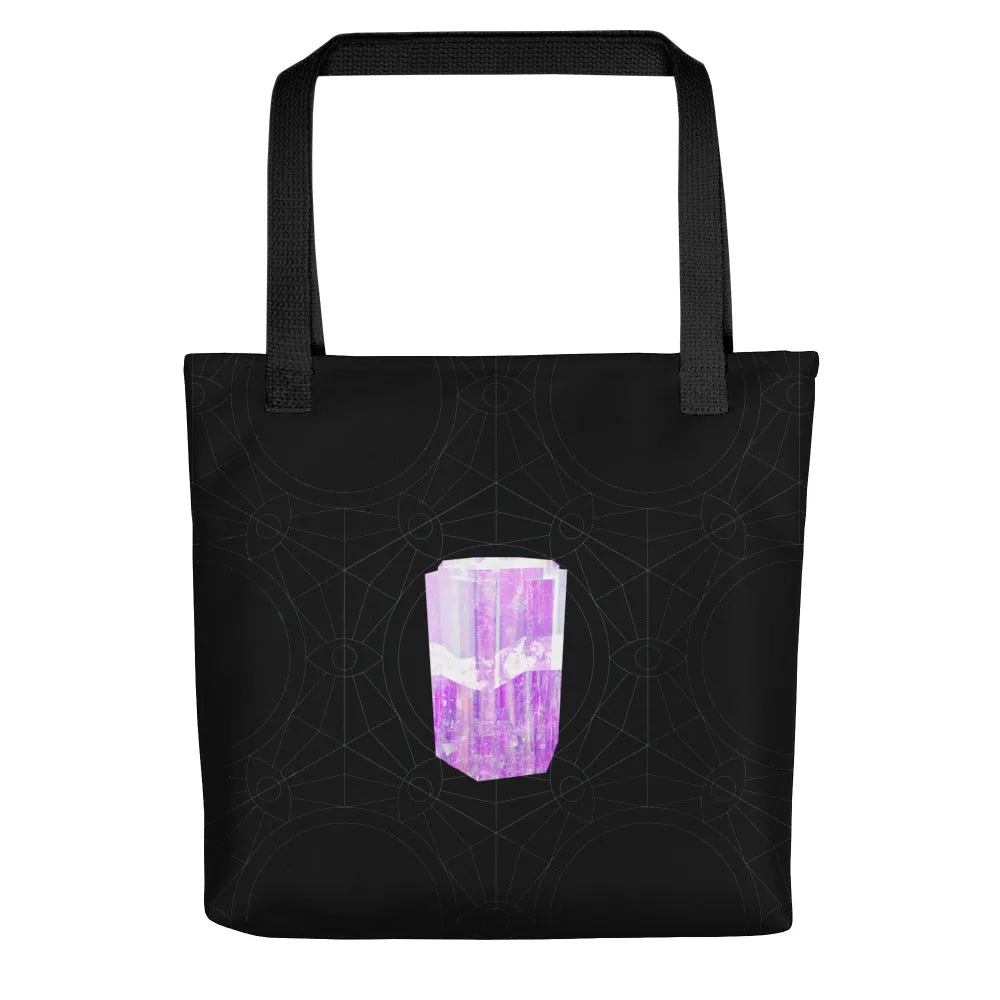 Purple Tourmaline Tote Bag
