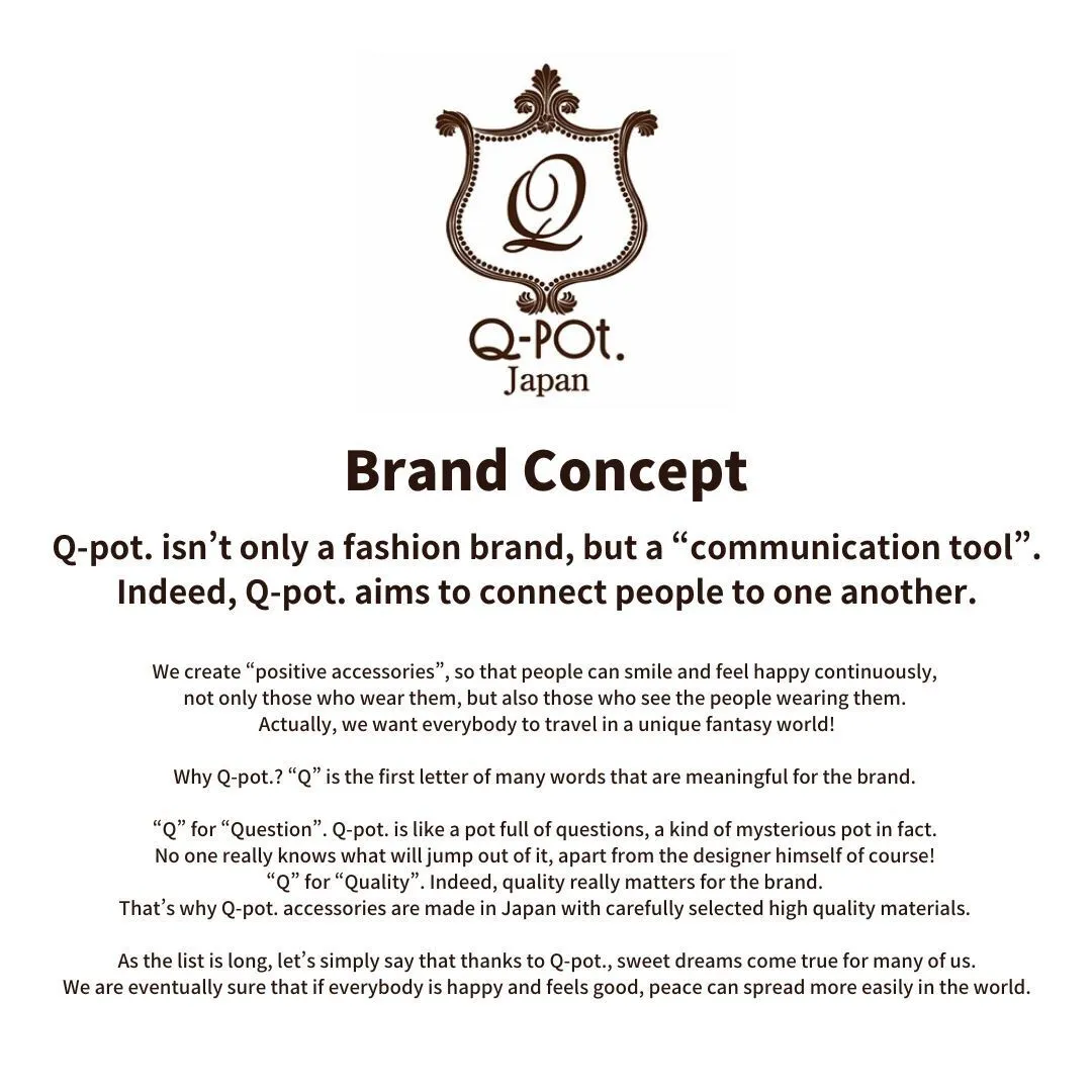 Q-pot CAFE. Whipped Cream Washer Fabric Tote Bag【Japan Jewelry】