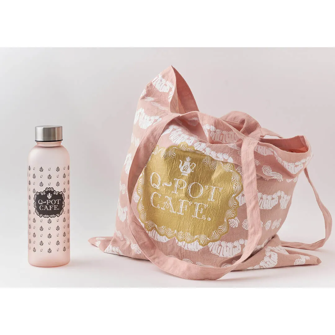 Q-pot CAFE. Whipped Cream Washer Fabric Tote Bag【Japan Jewelry】