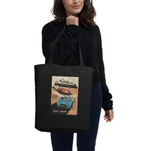 "Speed... Danger... Thrills!" Vintage Racing Eco Tote Bag