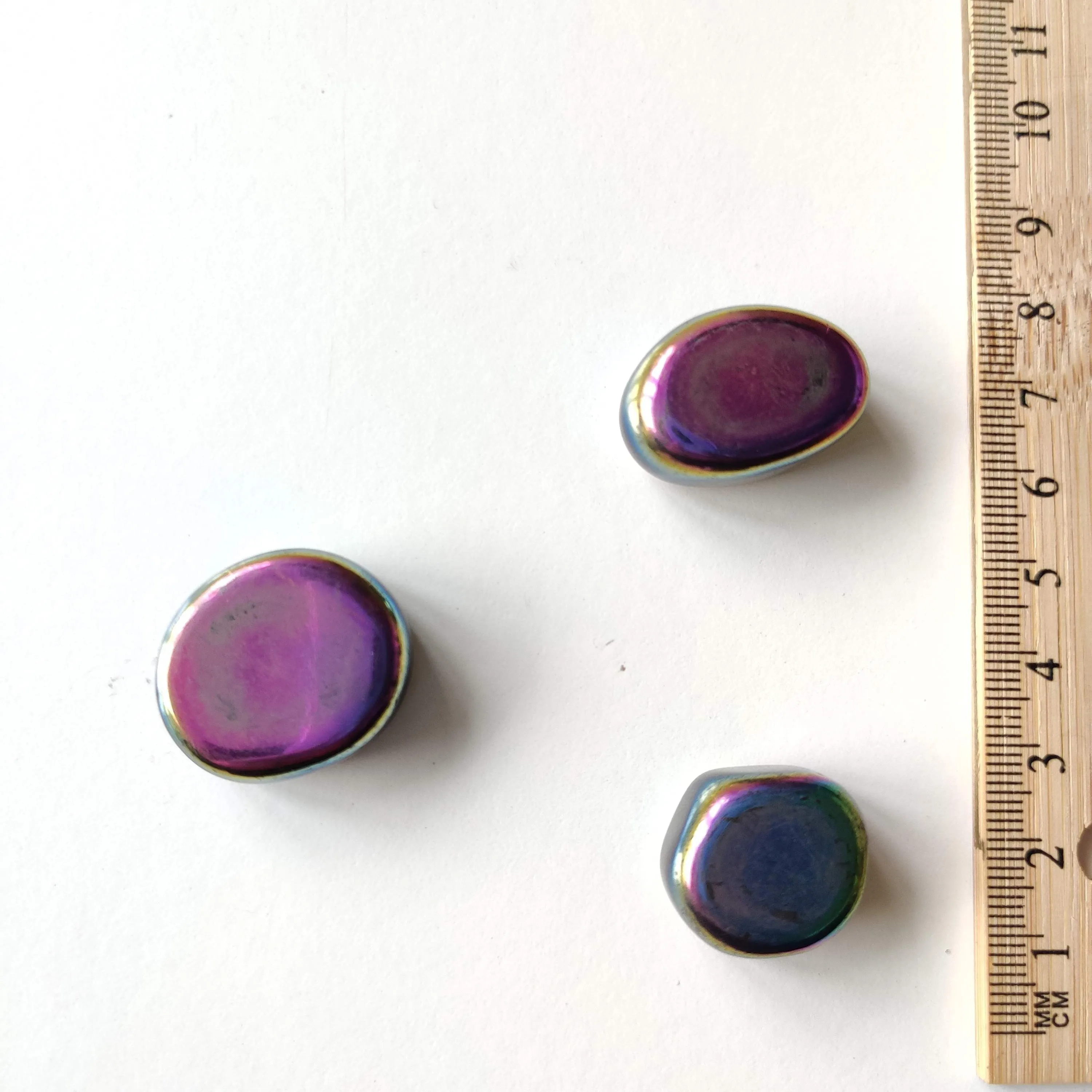 Rainbow Magnetic Haematite Tumbled Crystal