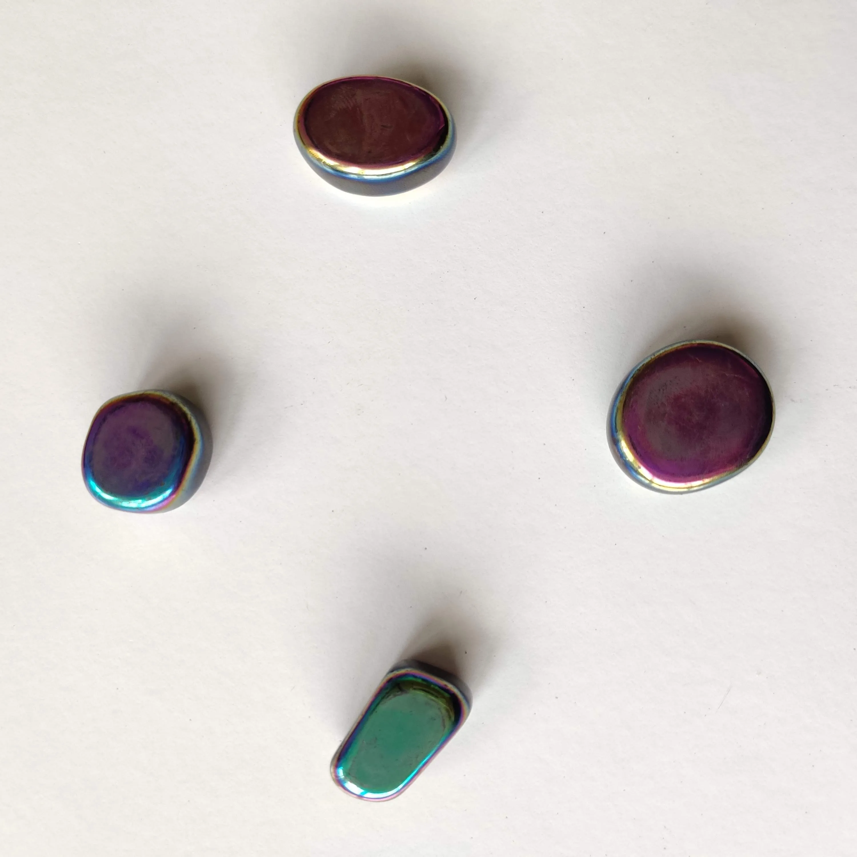 Rainbow Magnetic Haematite Tumbled Crystal