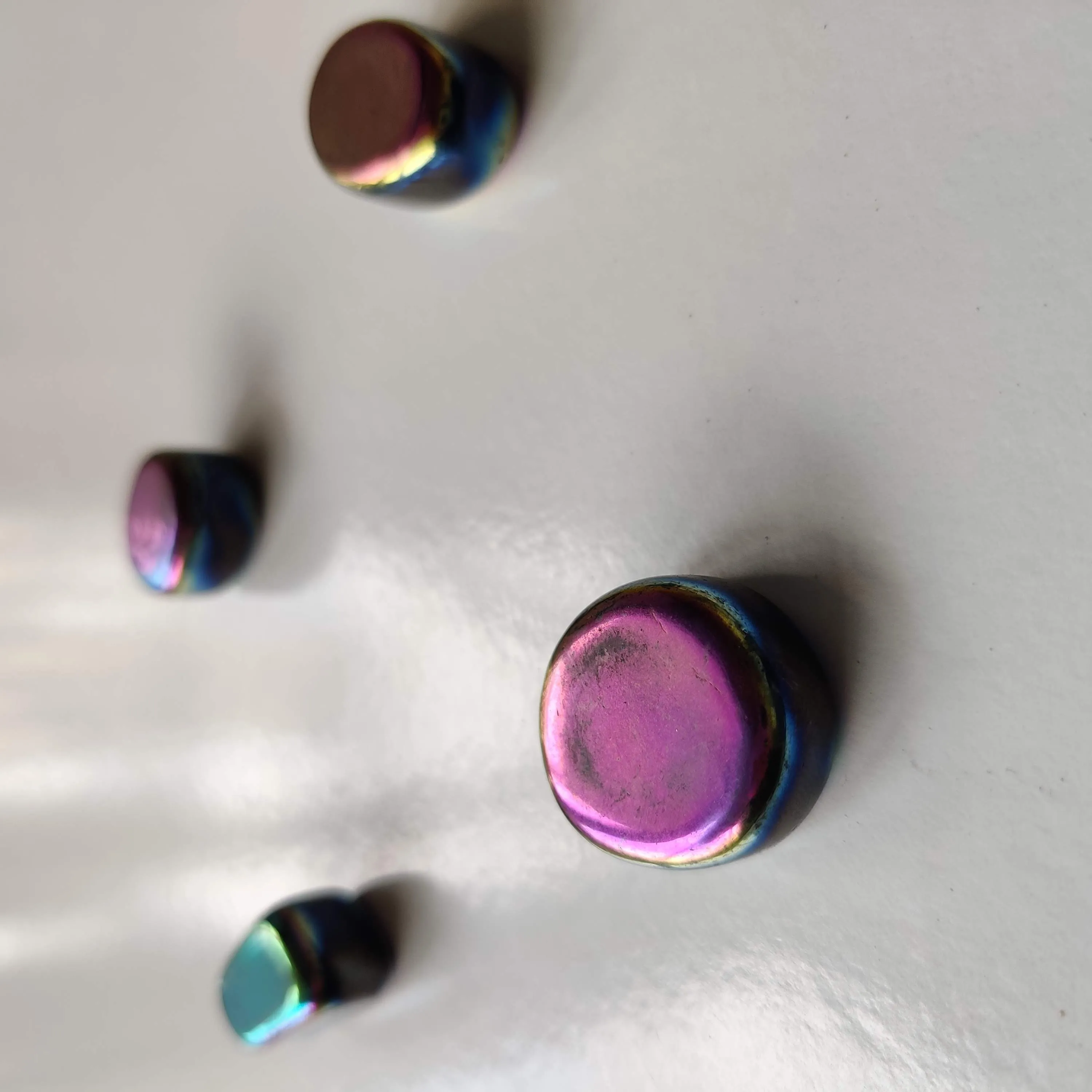 Rainbow Magnetic Haematite Tumbled Crystal
