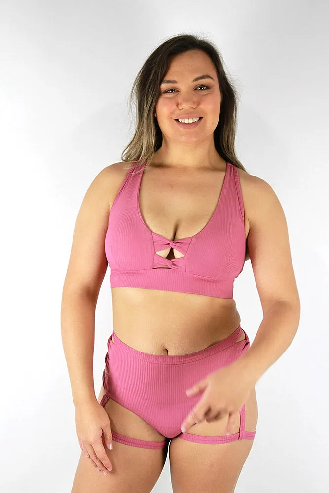 Rarr Sasha Sports Bra - Dusty Pink